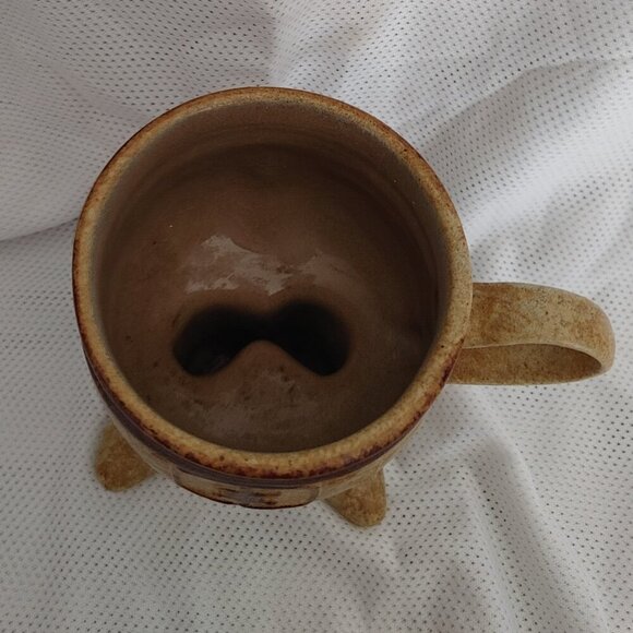 Rare Dallas Texas Footed Mug Cowboy Boots Sheriffs Star - Picture 4 of 7